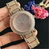 New 38mm mujer fashion Women watch full watch women simple digital Ladies dress Womens Watches Bracelet Rose Gold Clock250w