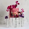 Party Supplies Acrylic Cake Display Board Round Stand 30cm Wedding Diy Flower Crown Decoration Dessert Trays Clear Tools