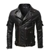 Herrjackor vintage Evil Dead Knight Samma cyklist Zipper Jackla Coat Plus Size Performance Men's Leather Jacket Fashion Christmas Jaqueta 230927