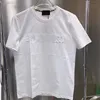 Designer Men's T-shirt Summer Casual Short Sleeve Tshirt T Shirt Högkvalitativa TEE TOPS FÖR MÄNS WOMENS 3D Letters Monogrammed T-shirts Shirts 2 Styles