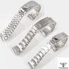 Uhrenarmbänder 20 mm Oyster Jubilee Style Armband 904L Edelstahl Armband Ersatzteile gebürstet poliert Glide Lock System238O