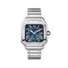 Novos relógios relógio de luxo quadrado homem 40mm genebra genuíno movimento mecânico clássico masculino relógio de pulso ca01-2240F