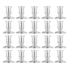 Castiçais 20 Pcs Base Eletrônica Bulk Taper Velas Decorativas Castiçal Plástico Decore Agradável Moda Castiçal Criativo