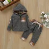 Ensembles de vêtements 0-3 ans enfant en bas âge bébé garçon et fille ensemble vêtements pour bébés haut à manches longues + pantalon 2pcs mode enfants costume costume 230927