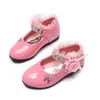 Кроссовки, обувь с цветочным узором для девочек, весна-осень, кружевная обувь принцессы из искусственной кожи, милый бант со стразами для детей 3–11 лет, обувь для малышей 230927