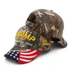 Ball Caps Donald Trump Hat Camouflage Cap Keep America Great Maga Hat Prezydent 2024 American Flag USA Baseball Caps x0927