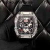 Orologio RichasMills Milles ZF Factory Movimento automatico Tourbillon Business Leisure Rm011 Mill Crystal Case Tape Trend Mens 35LS