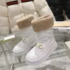 Designer Boot Dames Winter Pluche Warme Sneeuw Enkellaarsjes Mode Luxe Comfort Australië Schapenvacht Suede Martin Booties Schoen