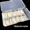 False Nails 100pcs/bag Clear Coffin Ballerina Nail Tips Long Stiletto Professional Full Cover DIY Acrylic Fake