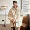 Trench da uomo classico 2023 giacca con colletto autunnale moda coreana giacca a vento monopetto maschile Harajuku