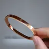 Jade Bangle Bileklik Bayanlar Erkek Titanyum Çelik Paslanmaz Çelik Altın Gümüş Gül Tornavida Bilezikler Çift Hediye Tüm 5169475