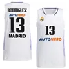 Afdrukken Basketbal Baloncesto 7 Facundo Campazzo Jersey 1 Fabien Causeur 17 Vincent Poirier 30 Eli Ndiaye 13 Sergio Rodriguez 5 Rudy Fernandez 11 Hezonja Liga A