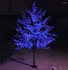 Julekorationer 2m LED Crystal Cherry Blossom Tree Lights År Luminaria Dekorativ lamplandskap utomhusbelysning