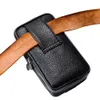 Clip Belt PU Leather Waist Bag For iPhone 15 Pro Max 14 SE XR Samsung Huawei Mate 60 pro Xiaomi Pouch Flip Cover Cases