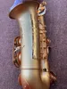 Hemp gold professional Alto saxophone drop E tone 54 high-end pure gold-plated matte process alto saxophone jazz instrument