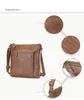 Designer-Taschen, Vintage-Mode-Umhängetasche aus Leder, lässige Geldbörse mit verstellbarem Riemen, Reißverschlusstaschen, Leder-Umhängetasche im Großhandel