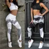 Active Set Women Quick Dry Sport Fitness Legins Geometric Printed Sports Pants Yoga Pants Leggings Slim Tights Byxor för kvinnor S-XLL230929