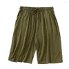 Shorts masculinos sono modal sleepwear calças curtas casuais solto fino confortável elástico masculino bottoms