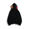 BAPE Double Shark hoodie met volledige ritssluiting Zwart A Bathing Ape