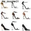 23ss Дизайнерская классическая женская обувь Сандалии на каблуке Модные пляжные модельные туфли на толстой подошве Женские сандалии с алфавитом Кожаные туфли на высоком каблуке