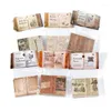 Cadeauverpakking 40 stuks Vintage Stickers Pack Diy Dagboek Hand Mad Decoratieve Junk Journal Supplies Craft Scrapbooking Materiaal