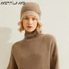 Beanieskull Caps Merrilamb 100 ٪ Cashmere Hat Women Winter Winter Ambuffs Dark Ambuffs Pile Temale Tempe Tenibed Hats 230927