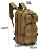 Mochilas escolares Lawaia 3050L Mochilas Militares 1000D Nylon Impermeável Mochila Ao Ar Livre Mochilas Táticas Camping Caça Mochilas Saco Presente 230926