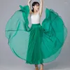 Scene Wear Woman 720 Degree Classical Dance Clothes Girls Elegant Performance Gaze Kjol Stor Swing Costumes Gypsy Dress