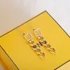 Designer Diamonds Stud Earings Gold Women Charm Earrings Luxury Letter Jewelry Fashion Chain Dingle Jewlery Earring Earing Cyd2392621-3