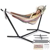 Rede com suporte cadeira de balanço cama viagem acampamento casa jardim pendurado cama caça dormir balanço interior ao ar livre móveis z1202284j