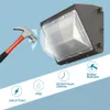 DLC ETL POCELLS OUTDOOR LED WALL PACK LAMP 120W IP65 Industrial Wallpack Light Fixture 5000K Flood Lightsエネルギー貯蓄291G