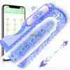 Masturbatori APP Masturbatore automatico per uomo controllato senza fili Tasca Pusssy Giocattoli adulti del sesso Uomini Succhiare vibratore Realistico Silicone Vagina 18 x0926