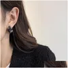 Stud 2021 coreano nuovo trendy orecchini vuoti con perno vintage acido acetico resina acrilica stampa leopardo per le donne moda bijoux femme gioielli Dhg0A
