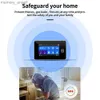 Systemy alarmowe Tuya Home Security System alarmowy Wi -Fi GSM Smart Life 433 MHz bezprzewodowy czujnik czujnika włamywacza YQ230927