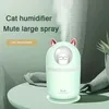 Humidificateur USB Portable pour petite chambre à coucher, grand jet d'air silencieux, pour bureau, chambre à coucher, dortoir