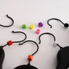 Numéro 52-205 Clip de cercle de grain numérique pour enfants, marqueur de taille, étiquettes de préhension, codage couleur, marqueurs de taille de vêtement, Clips pour cintres métalliques