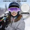 Óculos ao ar livre Findway Kid Ski Goggles Anti Nevoeiro Proteção UV Neve OTG Design Sobre Capacete Compatível Esqui Snowboard 230926