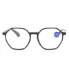 Solglasögon fashionabla högupplösta läsglasögon för medelålders och äldre för att förhindra blått ljus presbyopia