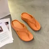 Slippers Flip-flops Cool For Women Summer Lovers Outdoor Fashion Men's Thick Bottom Slope Heel Clip Foot Beach