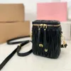 MIUM MIMI Fashion Luxury Ladies Mini Shoulder Bag Ladies Designer Brand Messenger Classic Top Phone Cosmetic Bag Wallet Coin Bag