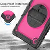 360 obrotowy pasek kick -stada Ręka Rugged Case for Samsung Galaxy Tab A7 10,4 cala A7Lite 8,7 cala Dzieci Bezpieczne okładkę tabletu z Sektorem Sektora uchwytu S Pen