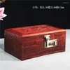Jewelry Pouches Myanmar Rosewood Box Mahogany Storage With Lock Necklace Solid Wood Combination Hand