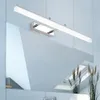 Vägglampor Modern LED -lampa gyllene krom svart 40cm9w 50cm12w spegel framljus aluminium badrum fåfänga lampor toalett makeup239q