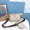 Różowa sugao damska torba na ramię w torbie łańcuchowe z torbą z portfelem 3 na 1 luksusowy wysokiej jakości torebka torebka torebka torebka Changchen-230925-43