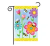 Sublimation leere Gartenflagge amerikanische Gartenflaggen Wärmetransferdruck Gartenbanner leere Banner Größe 30 * 45 cm