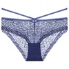 European and American underwear sexy seduction cross thin lace low-rise women's briefs