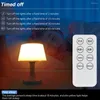 Table Lamps USB DimmableTable Lamp Warm /Natural/Cool White 3 Colors Bedside DC5V Reading Desk With Remote Control Nightlight