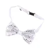 Bow Ties Mens Womens Shiny paljetter Bowtie med justerbar rem för förbundet bowknot slips mode cosplay party dräkt