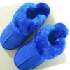 Women Cotton Slippers Fur Slides Classic Designer Kids baby Boots Cowhide Suede Wool Blend Winter mules WGG fluffy clogs snow Booties Size 20-45