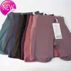 LULU Pantaloni da yoga firmati da donna Leggings da esterno Pantaloni da fitness Pantaloni a vita alta senza linea scomoda Taglia asiatica S-3XL